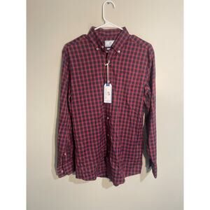 $125 Southern Tide Mens Performance Check Plaid Sport Shirt Size Small